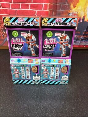 2 L.O.L. Surprise! Boys Arcade Heroes - Purple Action Doll Blind Box